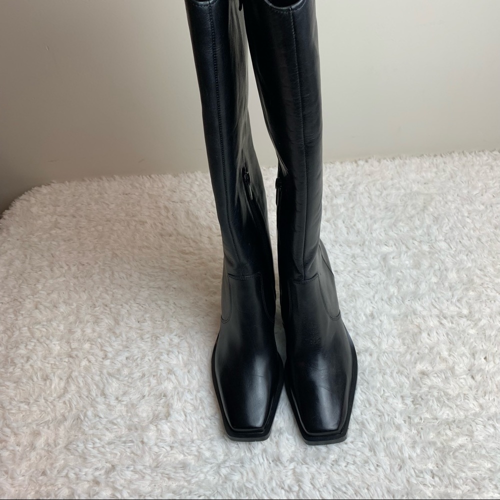 NEW Vince Camuto Afelia Knee High Boot in Black Leather . New without box. - Picture 4 of 16